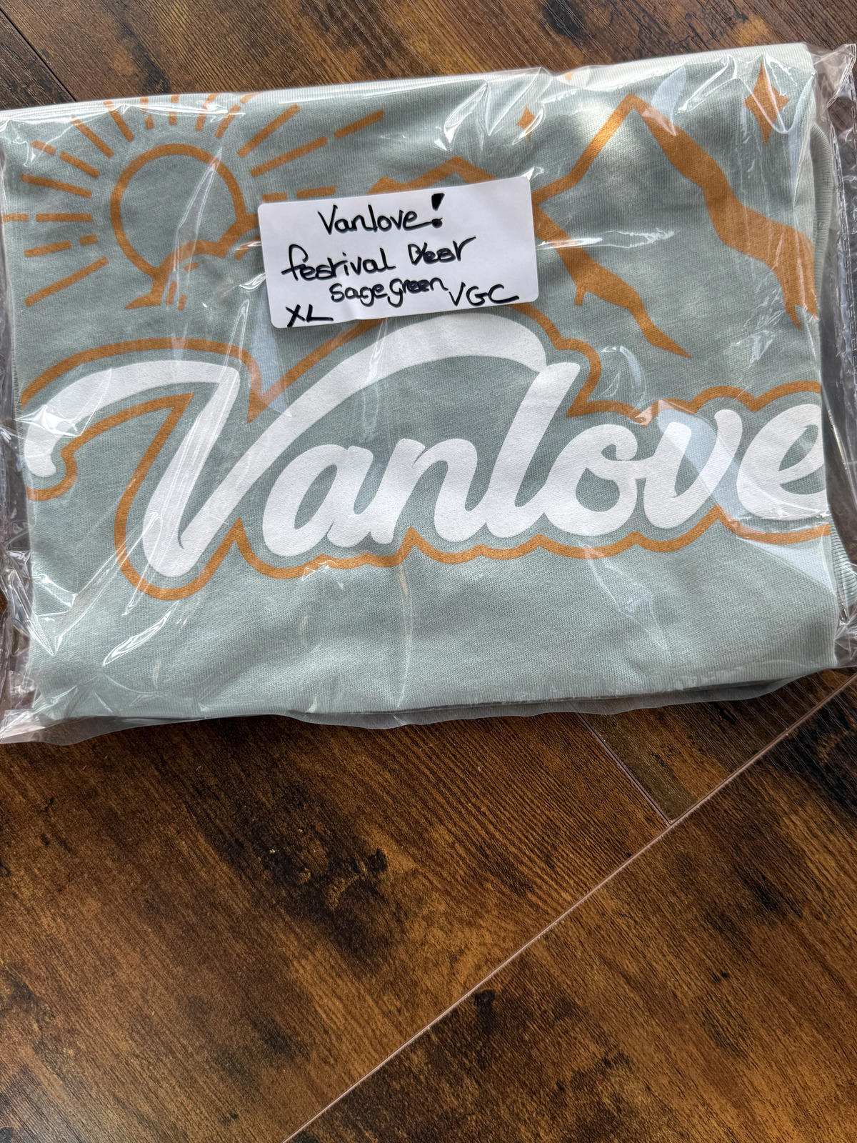 Vanlove Women's Light Blue Tank Top with Graphic Print - Size XL