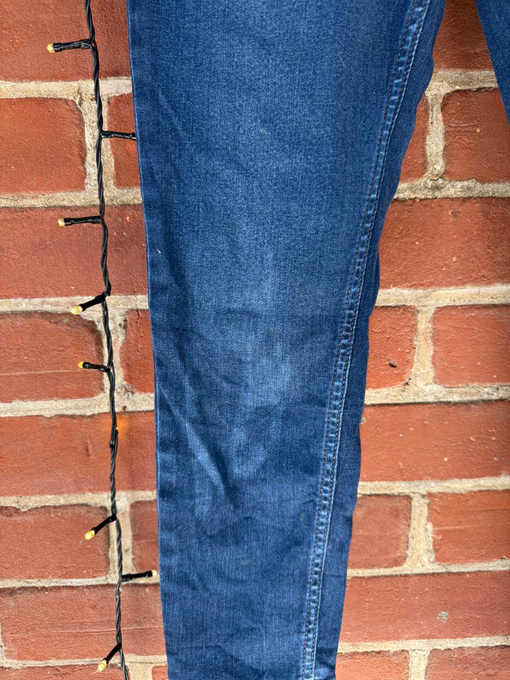 F&F Women’s Skinny Jeans – Dark Blue Denim – UK 14