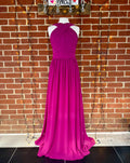 Goddiva London Magenta Halter Maxi Dress – UK 10 Read info!