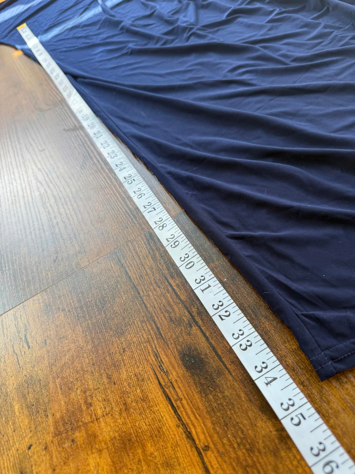 Navy Blue Pleated Loose Fit Dress 14-18