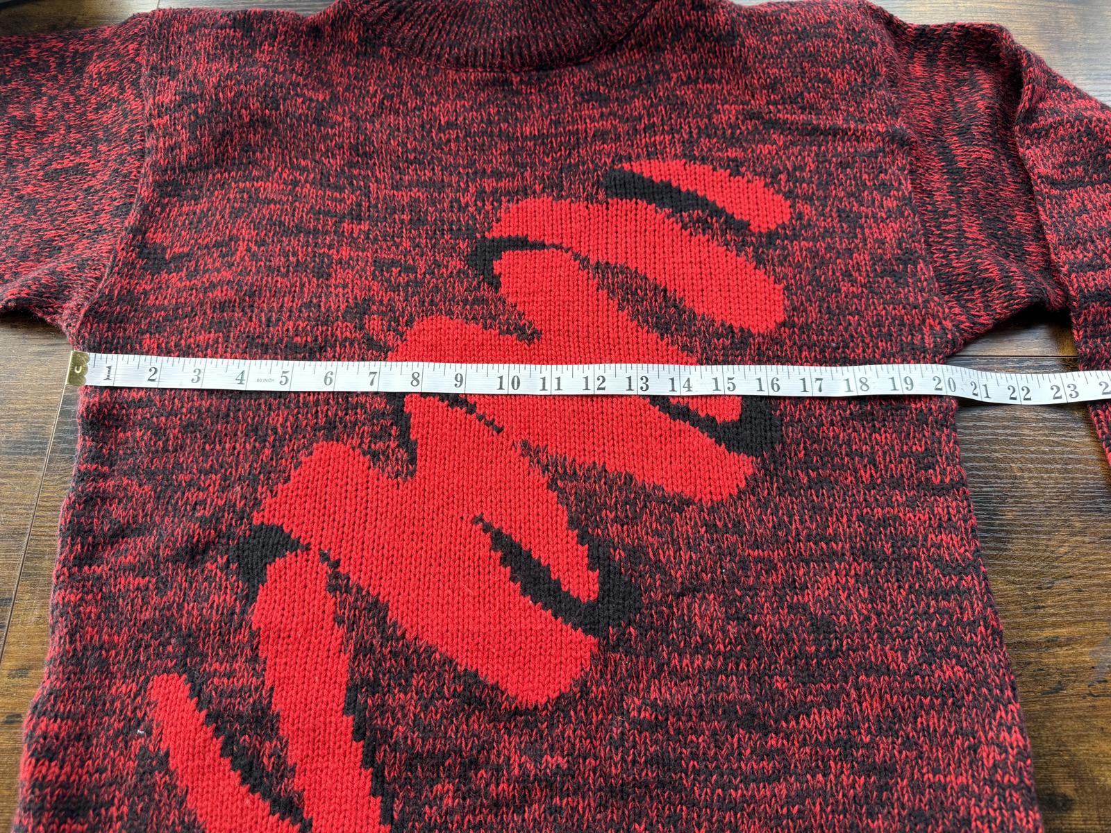 VERY RARE Vintage 80s/90s Anianal Longline Knit Jumper Dress  #57