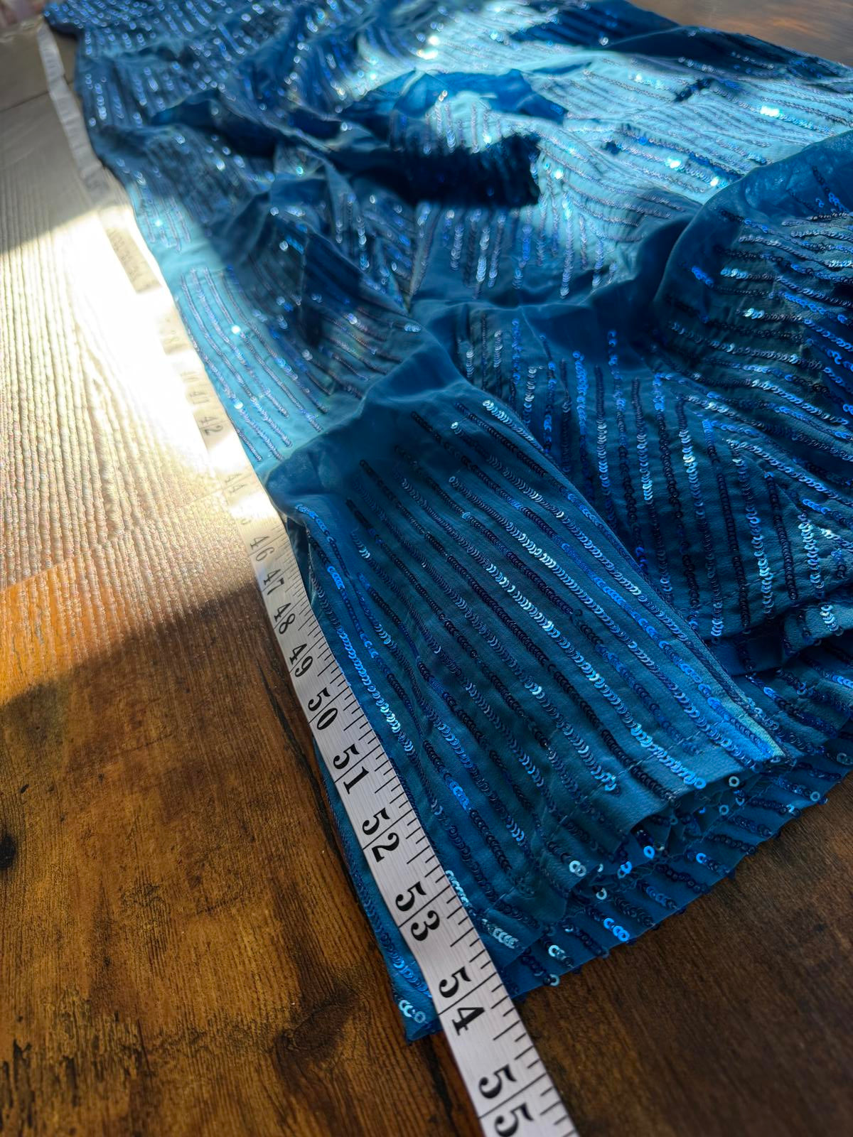 Goddiva London Vivid Blue Sequin Maxi Dress UK 12 BNWT Evening Ball Prom Gown