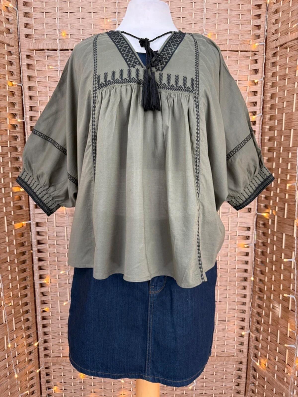✨ OVERSIZED BOHO PER UNA COTTON TUNIC TOP ✨