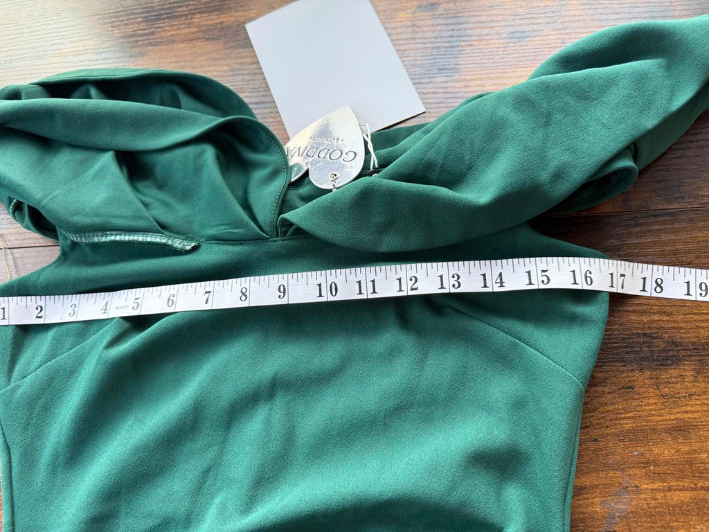 Goddiva Emerald Green Bardot Maxi Gown DR3956 – UK 10