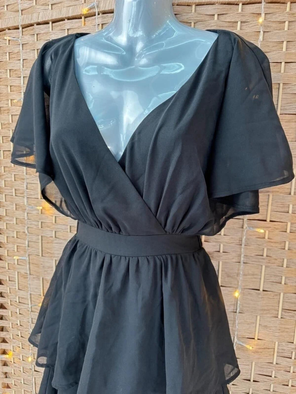 Goddiva black tiered maxi dress 🖤✨ BNWT