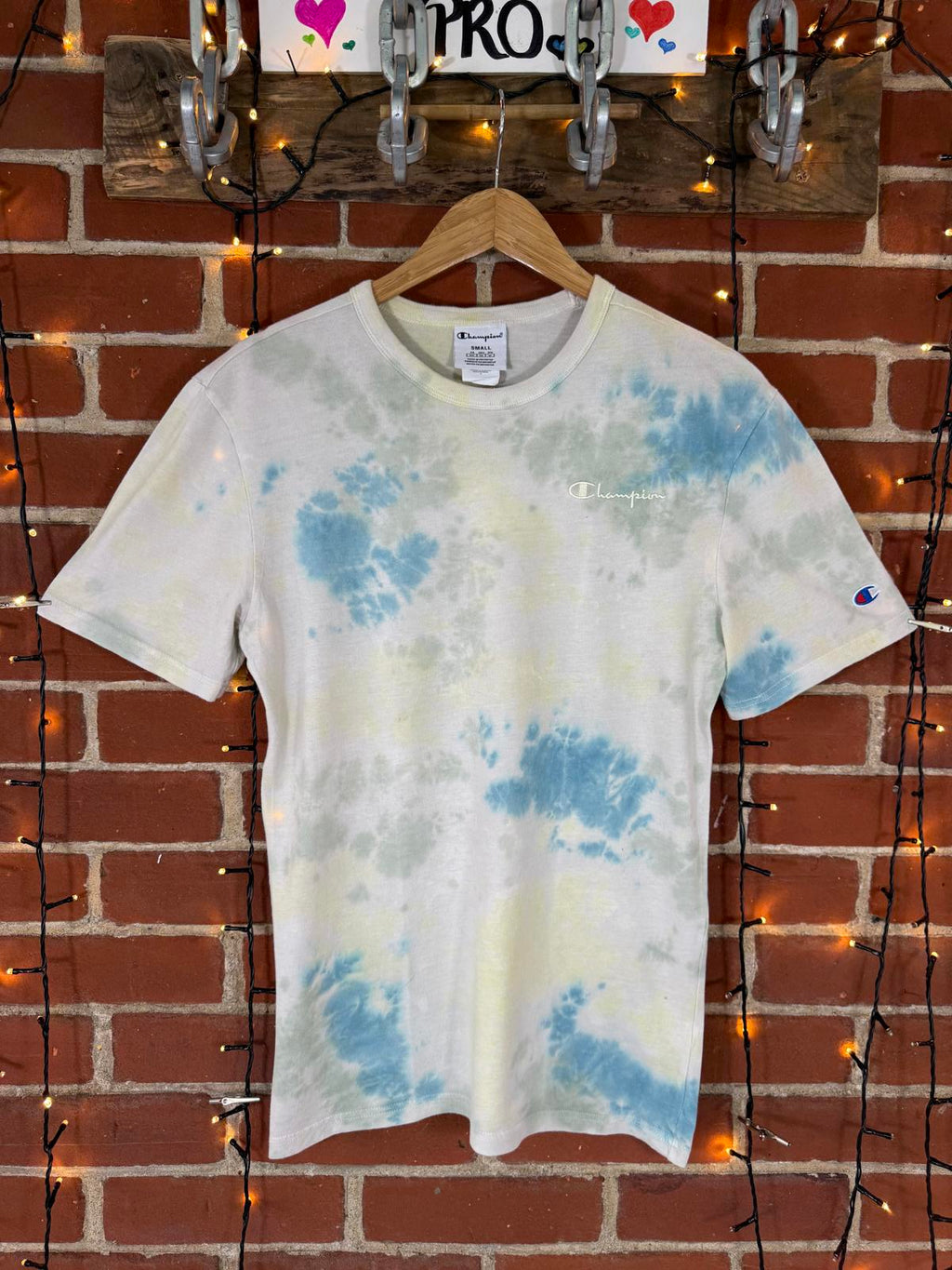 Champion Tie-Dye T-Shirt - Casual Stylish Top Size 10-12
