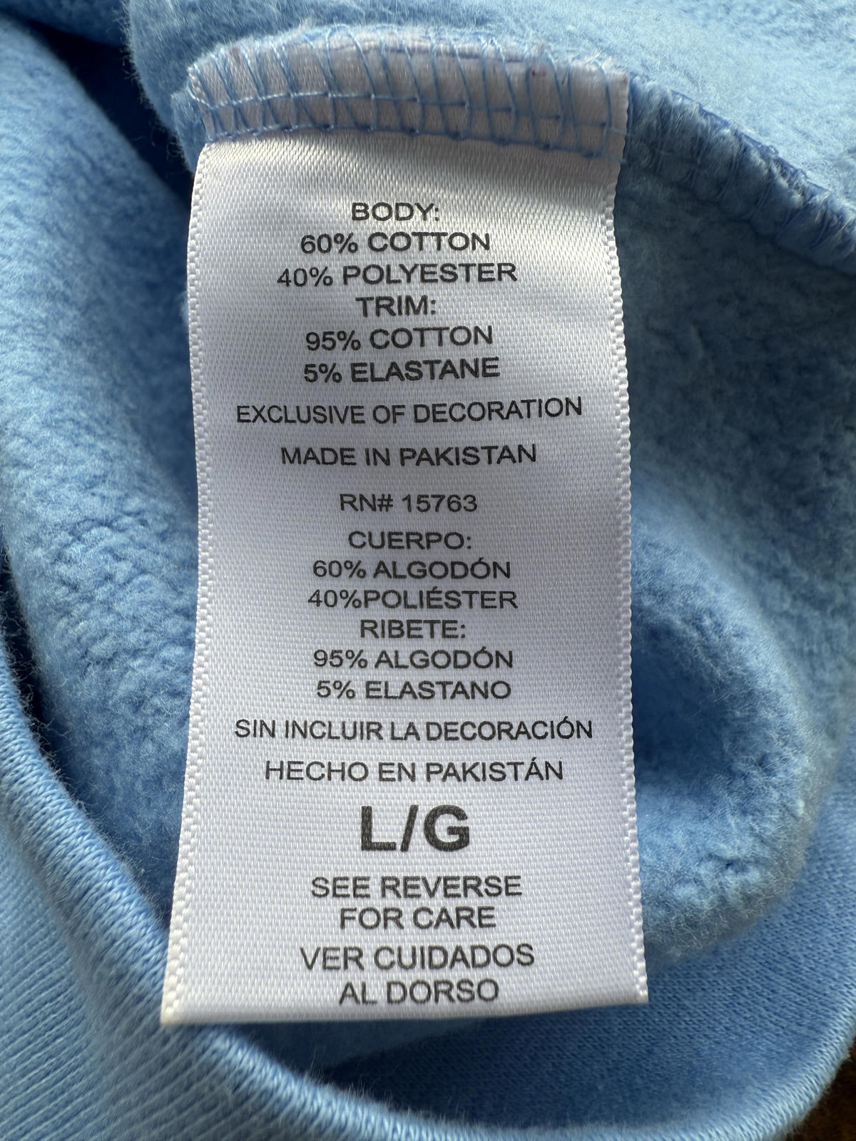 Champion Authentic Athleticwear Hoodie – Swiss Blue – Size L NUM 40