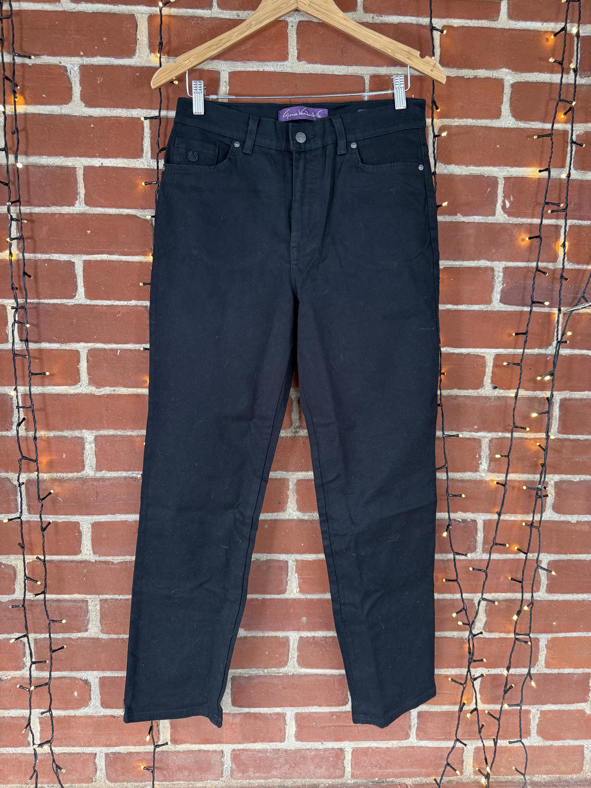 Gloria Vanderbilt Amanda Black Women's Jeans US Size 10 - UK 14