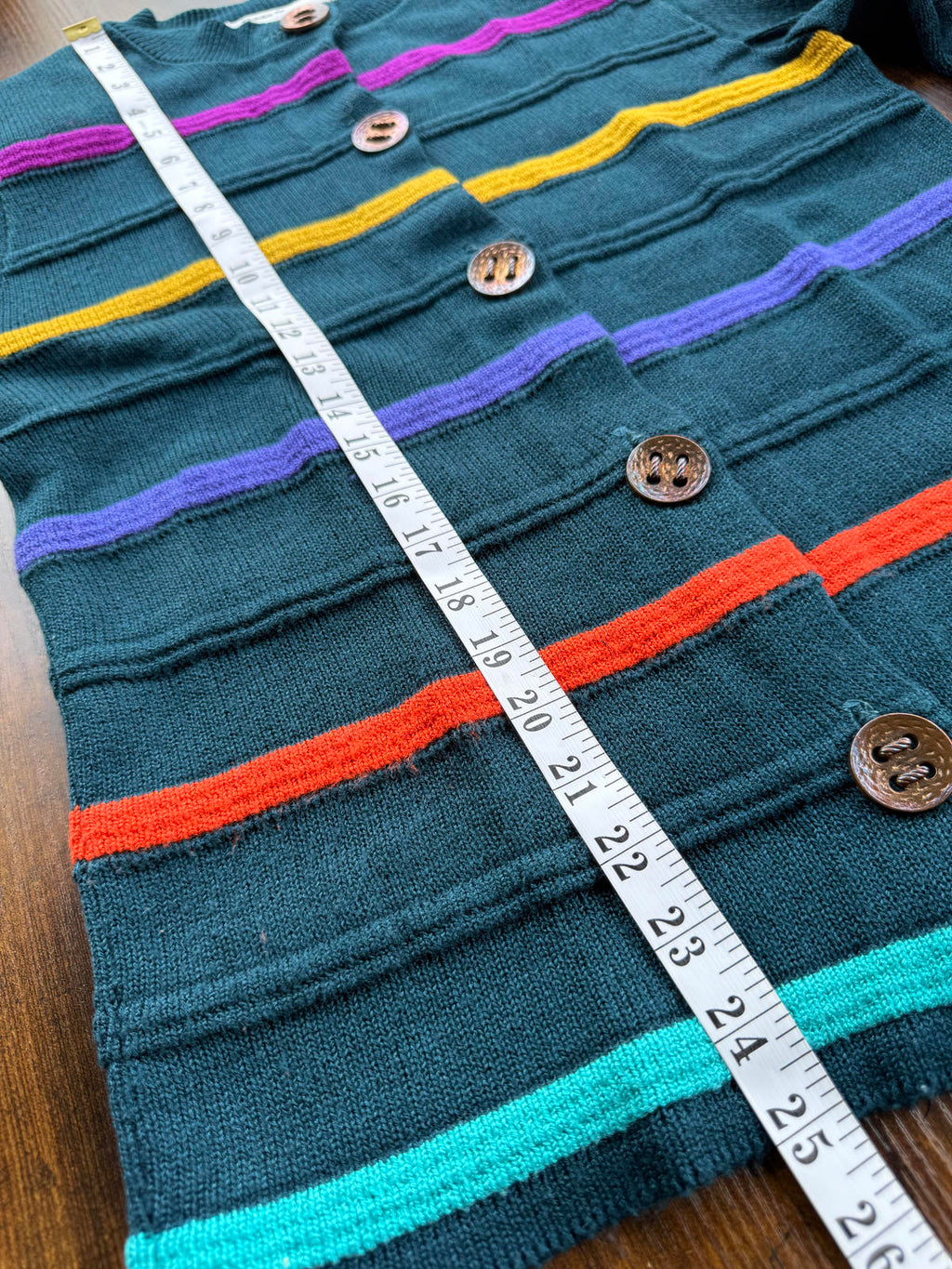 Vintage 1980/90s Ami Knits Petites Cardigan  Shoulder Pads UK Size 12/14 NUM 59