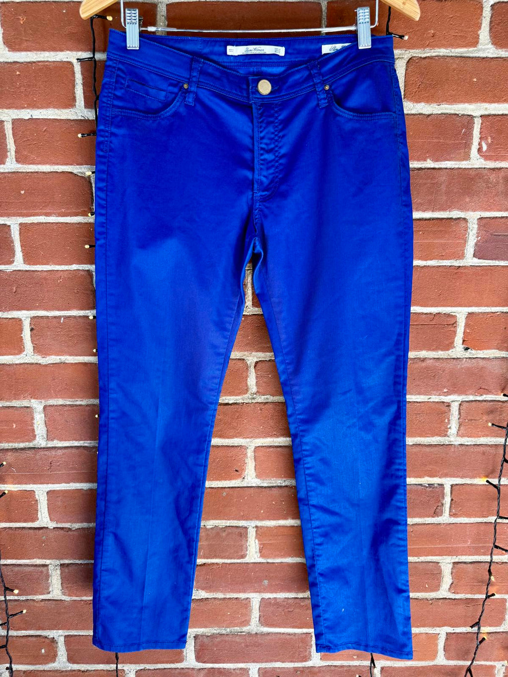 Zara Woman Premium Cobalt Blue Skinny Jeans – EUR 40 UK 12 (circa 2015–2018)