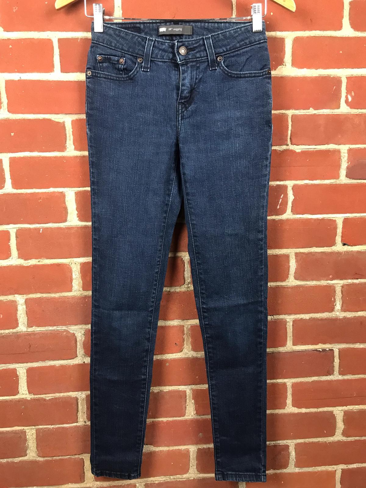 Levi’s 535 Legging Skinny Jeans – Dark Blue Denim - UK 8-10