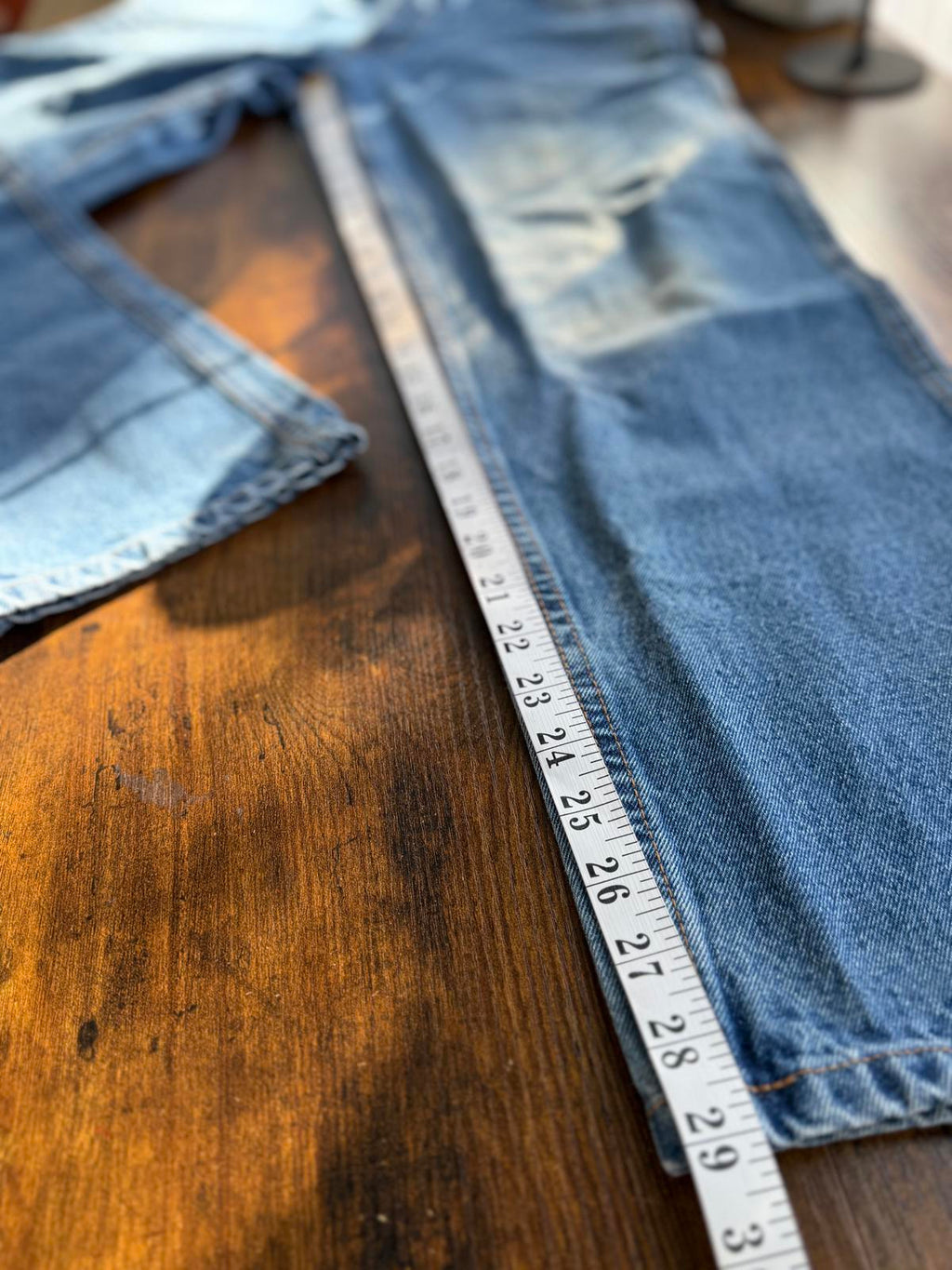 Vintage Work King Carpenter Jeans – Classic Blue UK 12-14 Late 90s – 00s