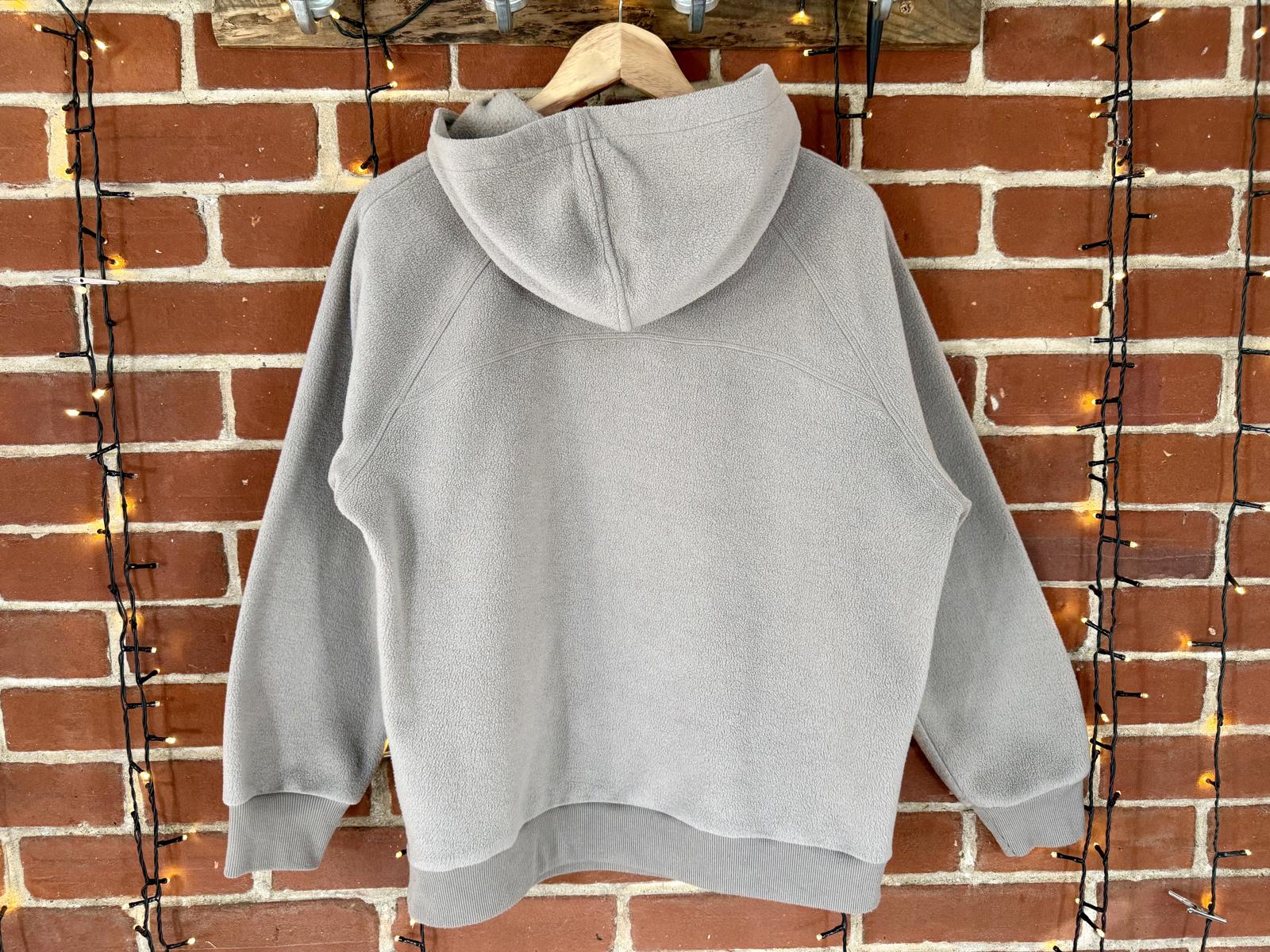 F&F Active Beige Half Zip Fleece Hoodie UK 14 #73