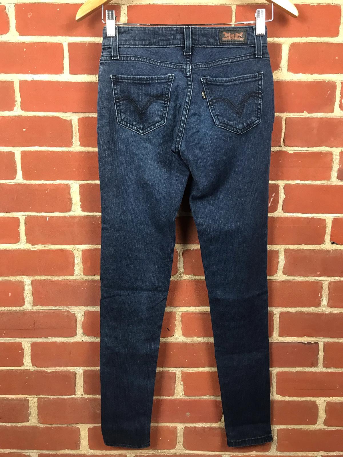 Levi’s 535 Legging Skinny Jeans – Dark Blue Denim - UK 8-10