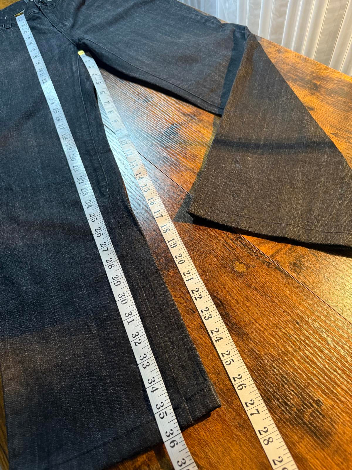 Mexx Straight Leg Black Denim Jeans – Tag UK 14 Fits UK 10–12 / US 6–8