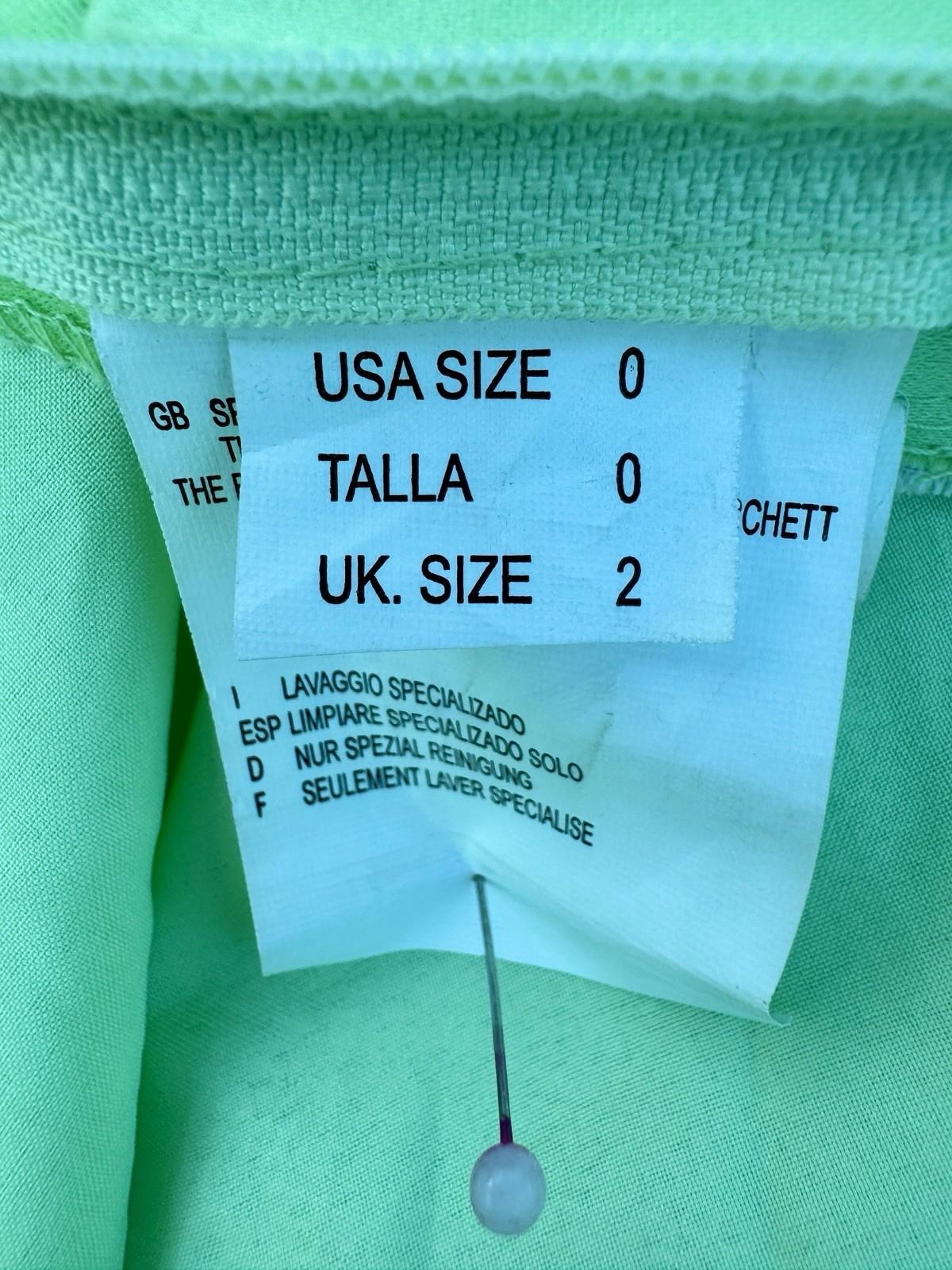 💚 Mori Lee by Madeline Gardner Embellished Lime Green Ball Gown – UK 2