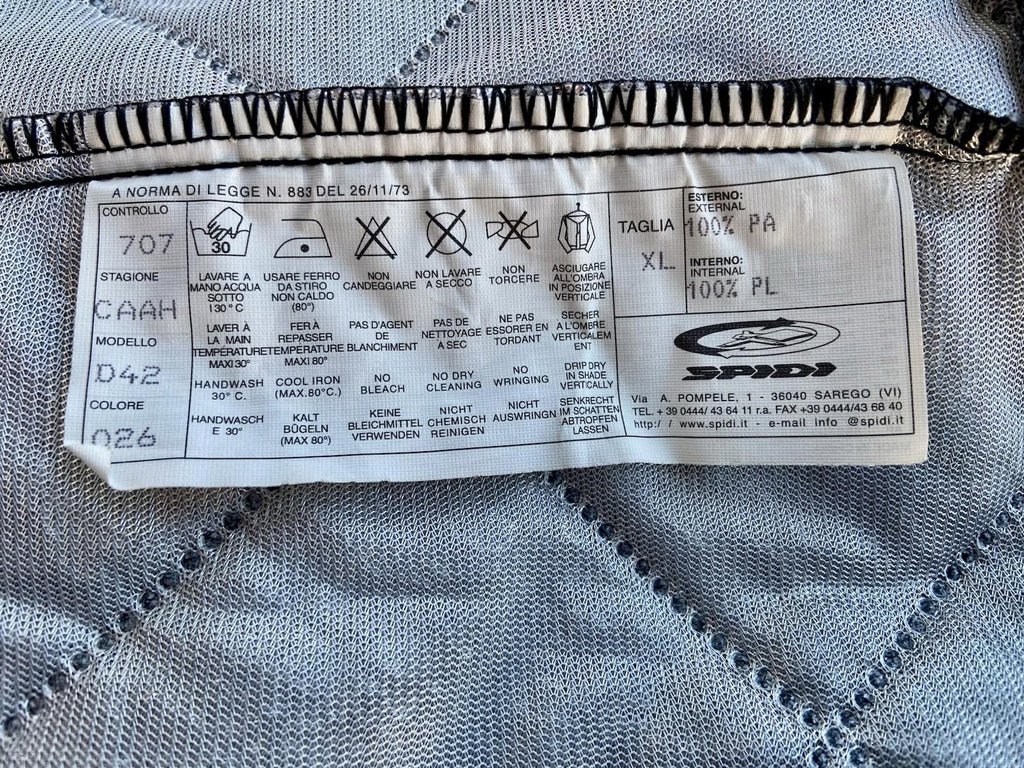 Spidi Motorsport Collection XL Motorcycle Jacket – H2Out Waterproof Inner Layer