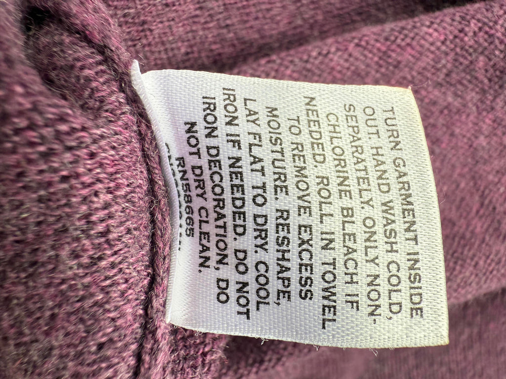 💜 Caston Purple Embellished Knit Cardigan – Size 10 NUM 62