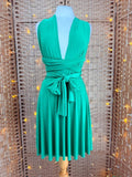 City Goddess Emerald Multiway Dress UK 8 Wrap Party Occasion