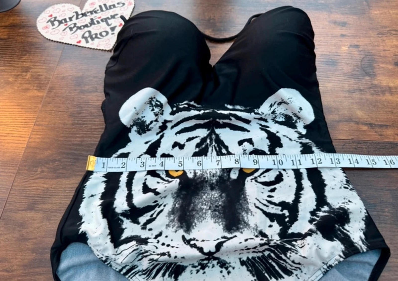 Eye of the Tiger – Striking Graphic Swimsuit UK 12–14