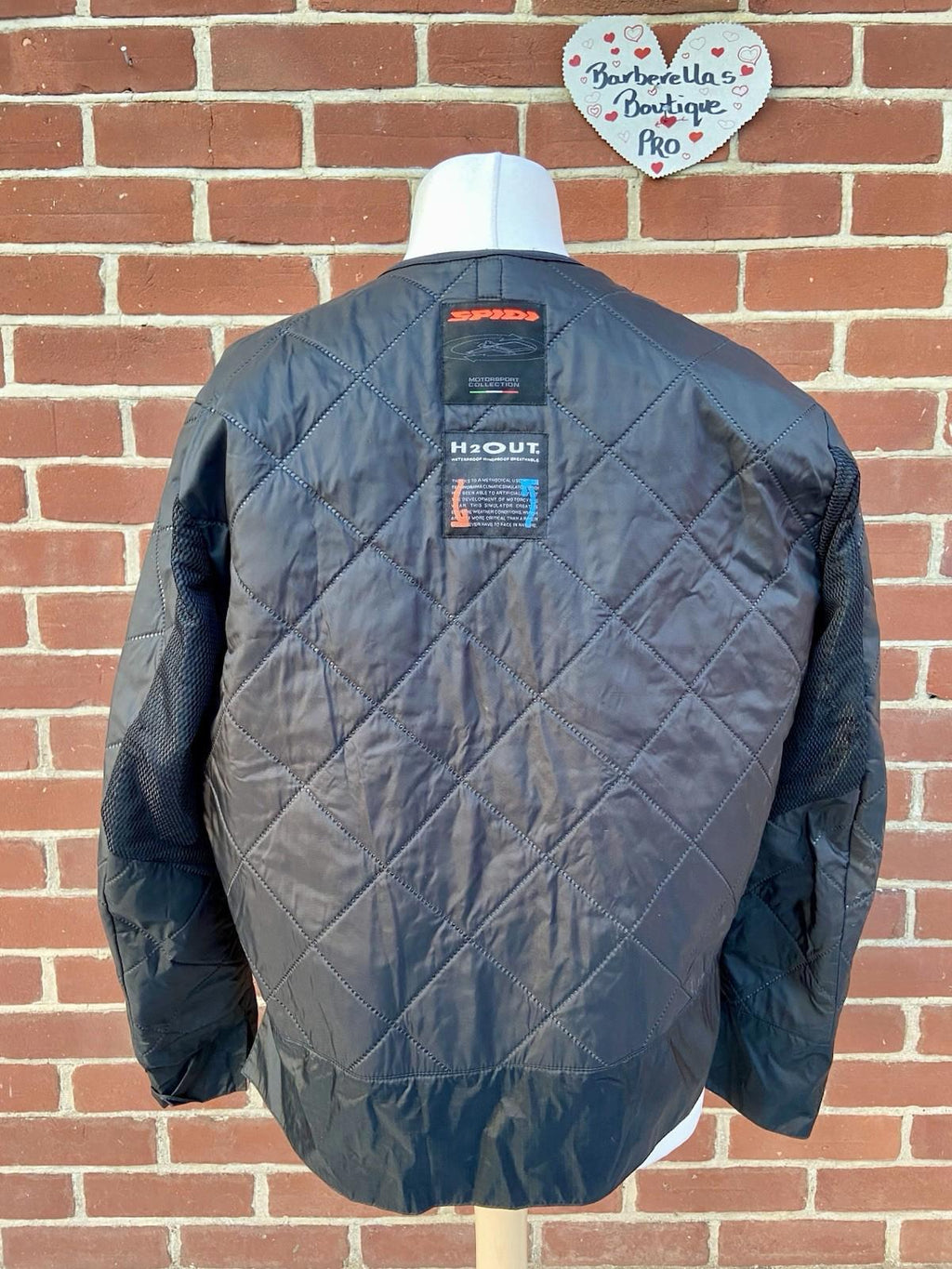 Spidi Motorsport Collection XL Motorcycle Jacket – H2Out Waterproof Inner Layer