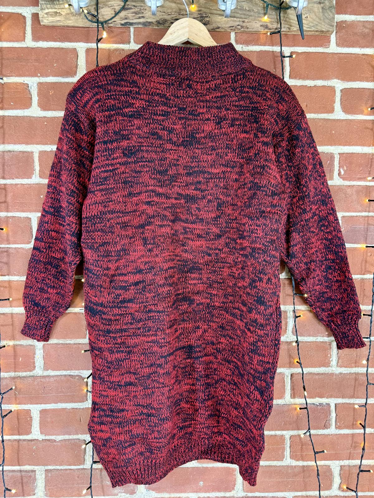 VERY RARE Vintage 80s/90s Anianal Longline Knit Jumper Dress  #57