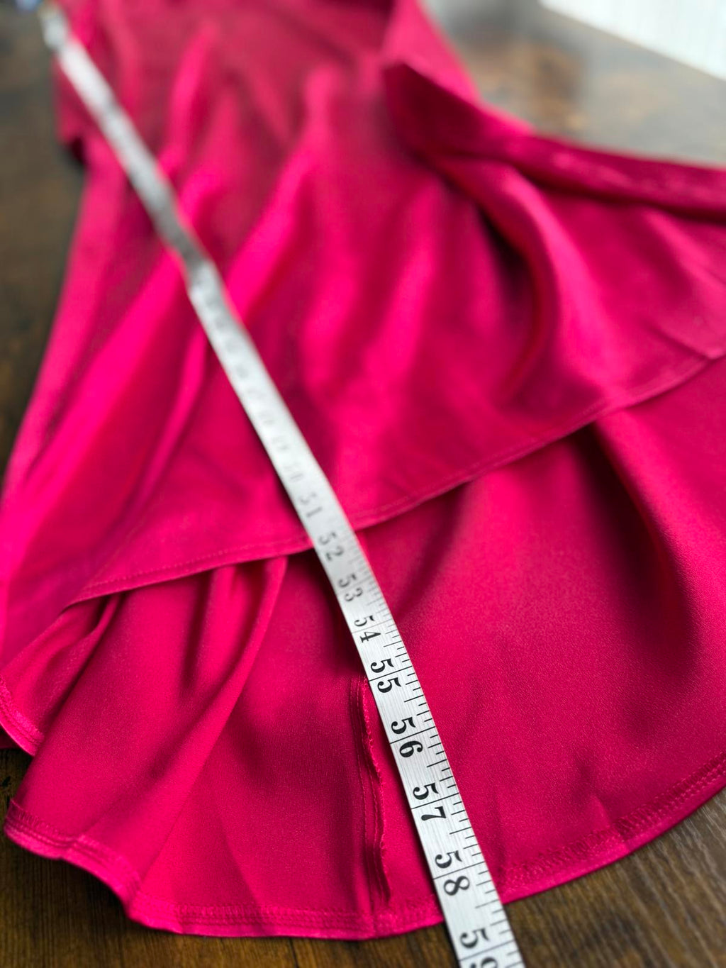 💗Vicky Pattison x Goddiva Hot Pink Satin Halter Maxi Dress UK 12 #105